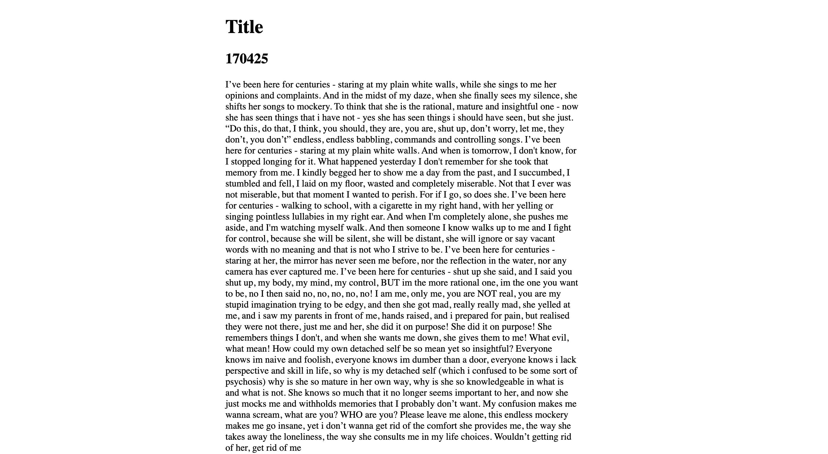 The blog